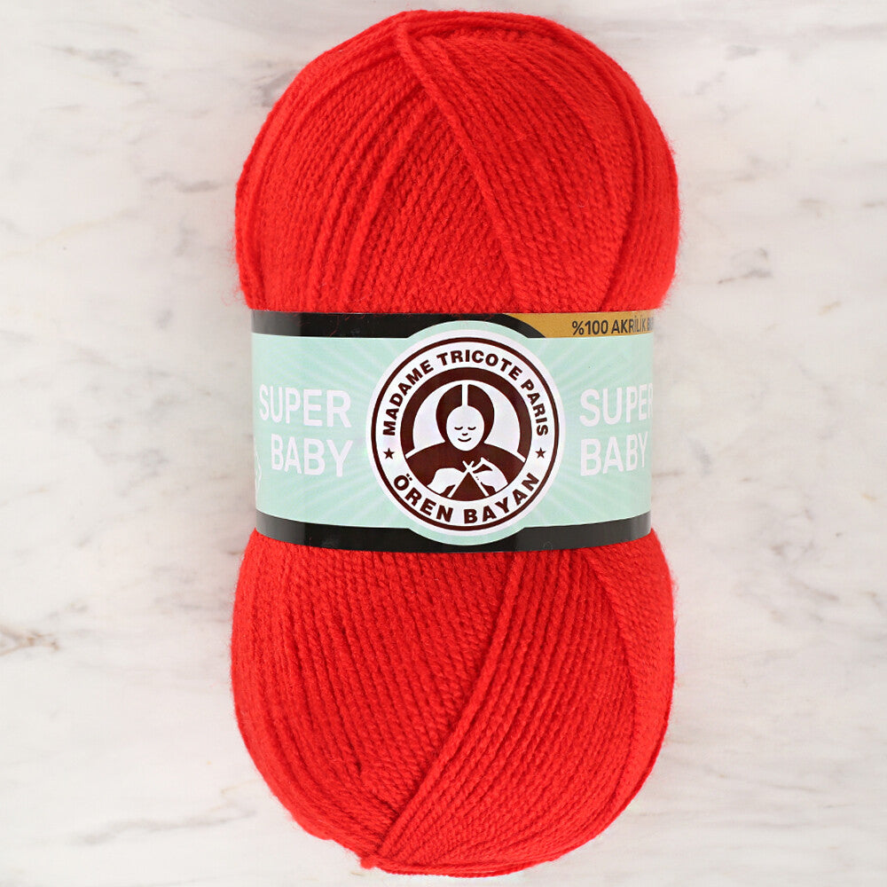 Örenbayan Super Baby Kırmızı El Örgü İpi - 144